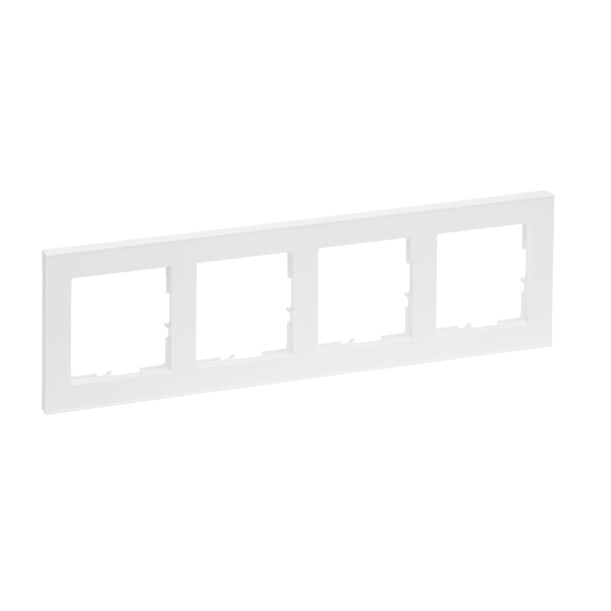 SEANO+ 4-fach Rahmen / 86 x 300 mm / Ultraweiß