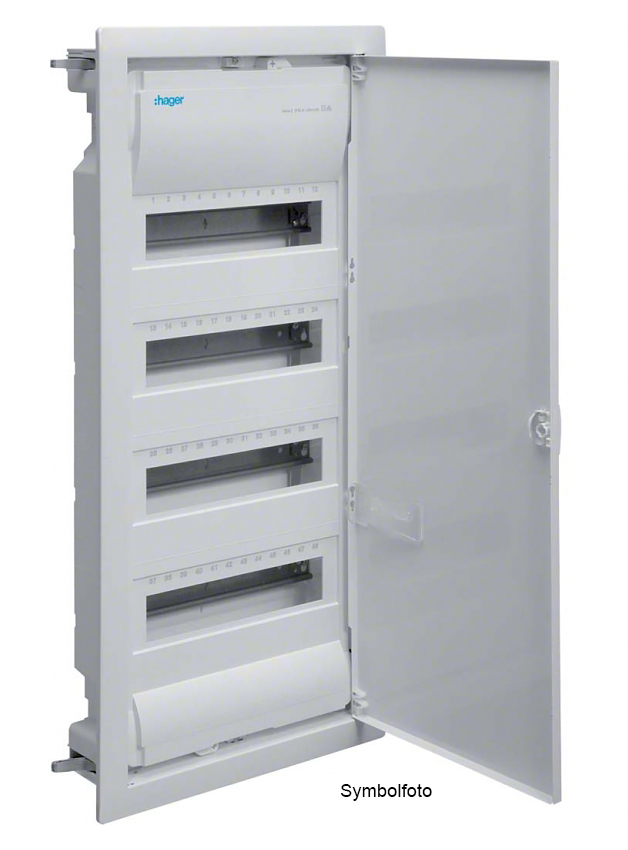 Hager UP HW Kleinverteiler Volta / 4x12(+2)TE / IP30 / B314xH720xT87mm