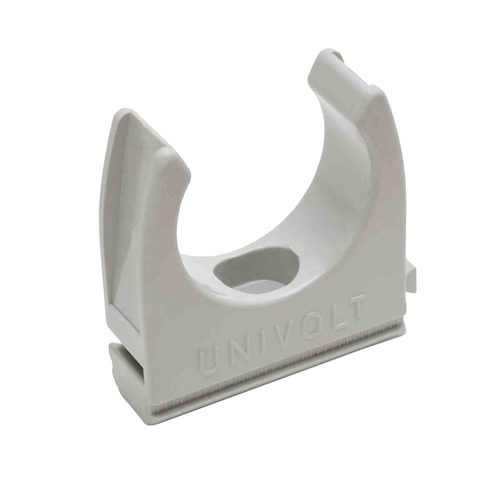 Dietzel Klemmschelle CL40HG anreihbar hellgrau clipfix