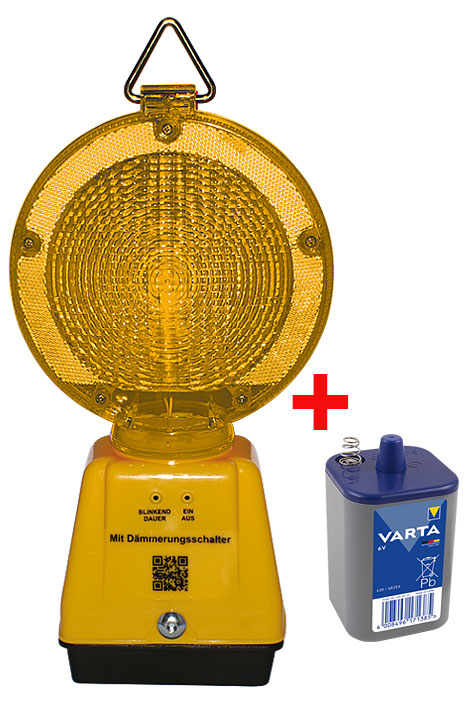 SET 1x LED-Warnblinklampe 636EU902 gelb/gelb + 1x 954VA248 V430 4R25 6V 