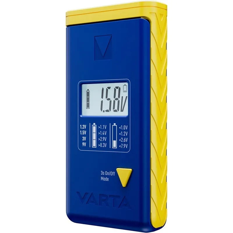 Varta LCD Batterie Tester inkl. 2 x V13GA mit LCD-Display - inkl. 2 Knopfzellen
