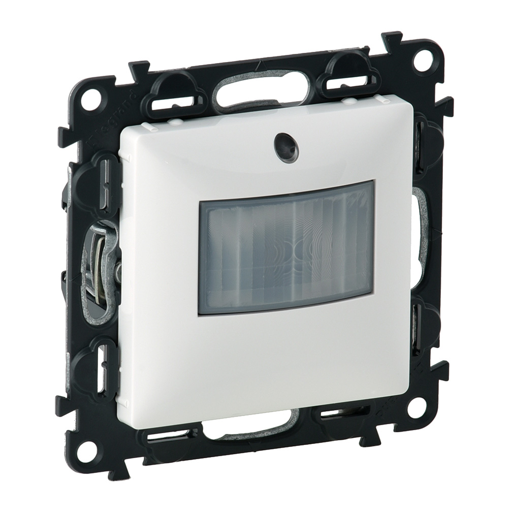 Legrand Valena 3-Leiter Bewegungsmelder mit Neutralleiter inkl. Abdeckung / 170° / 500W LED / Ultraweiß
