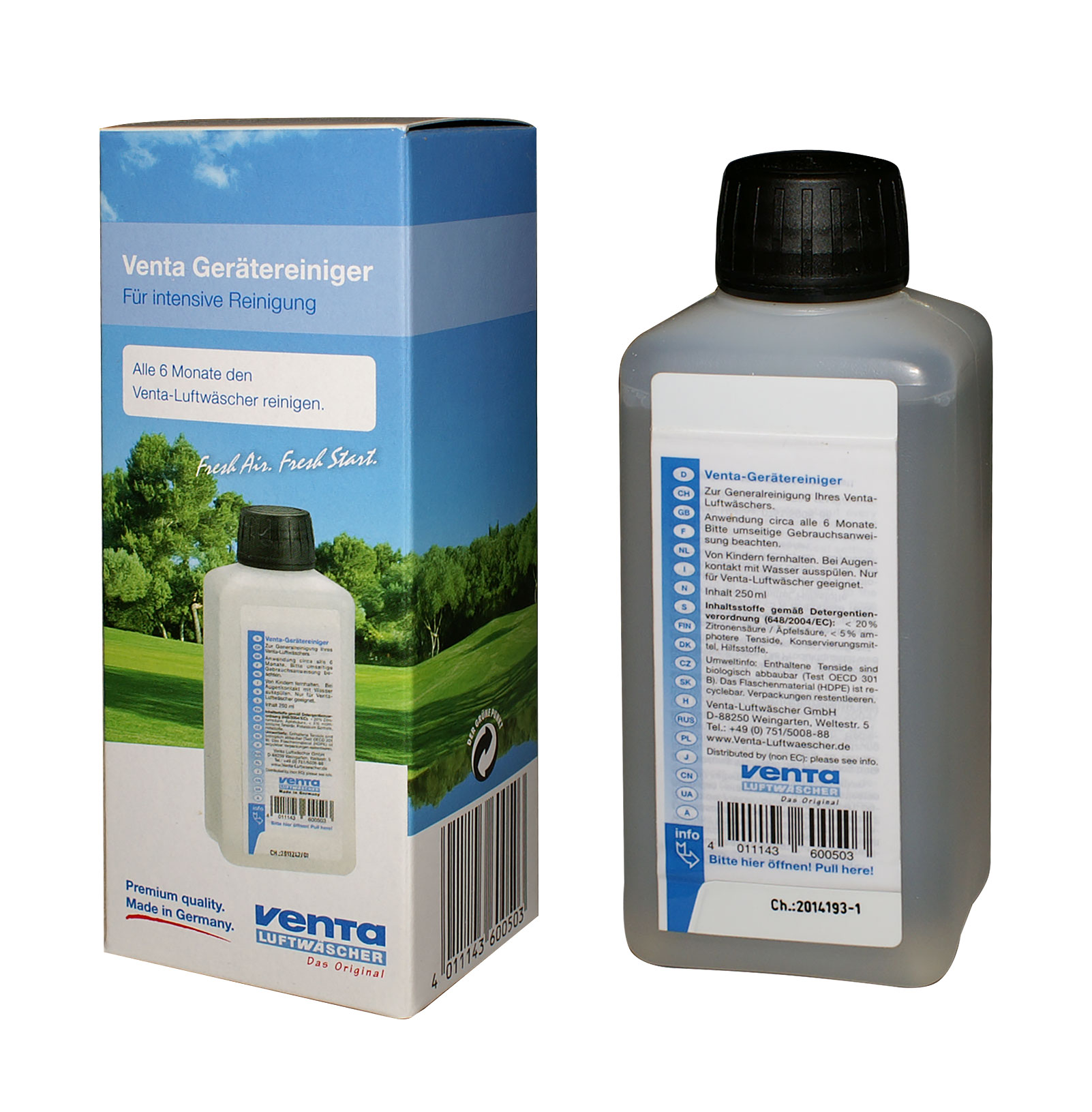 VENTA Reiniger 250ml für alle Venta Luftwäscher