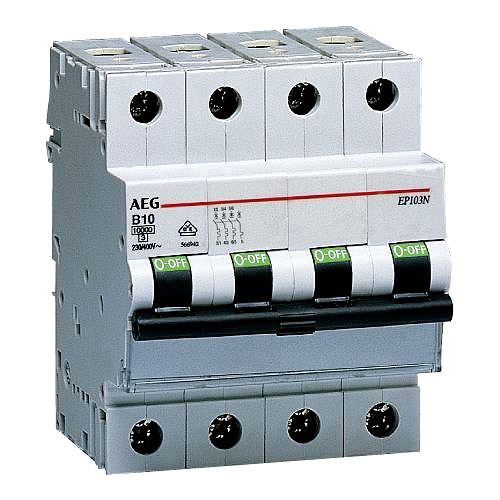 AEG LS-Schalter Dual Single EN103NC20 / 3P+N / 10kA / C20