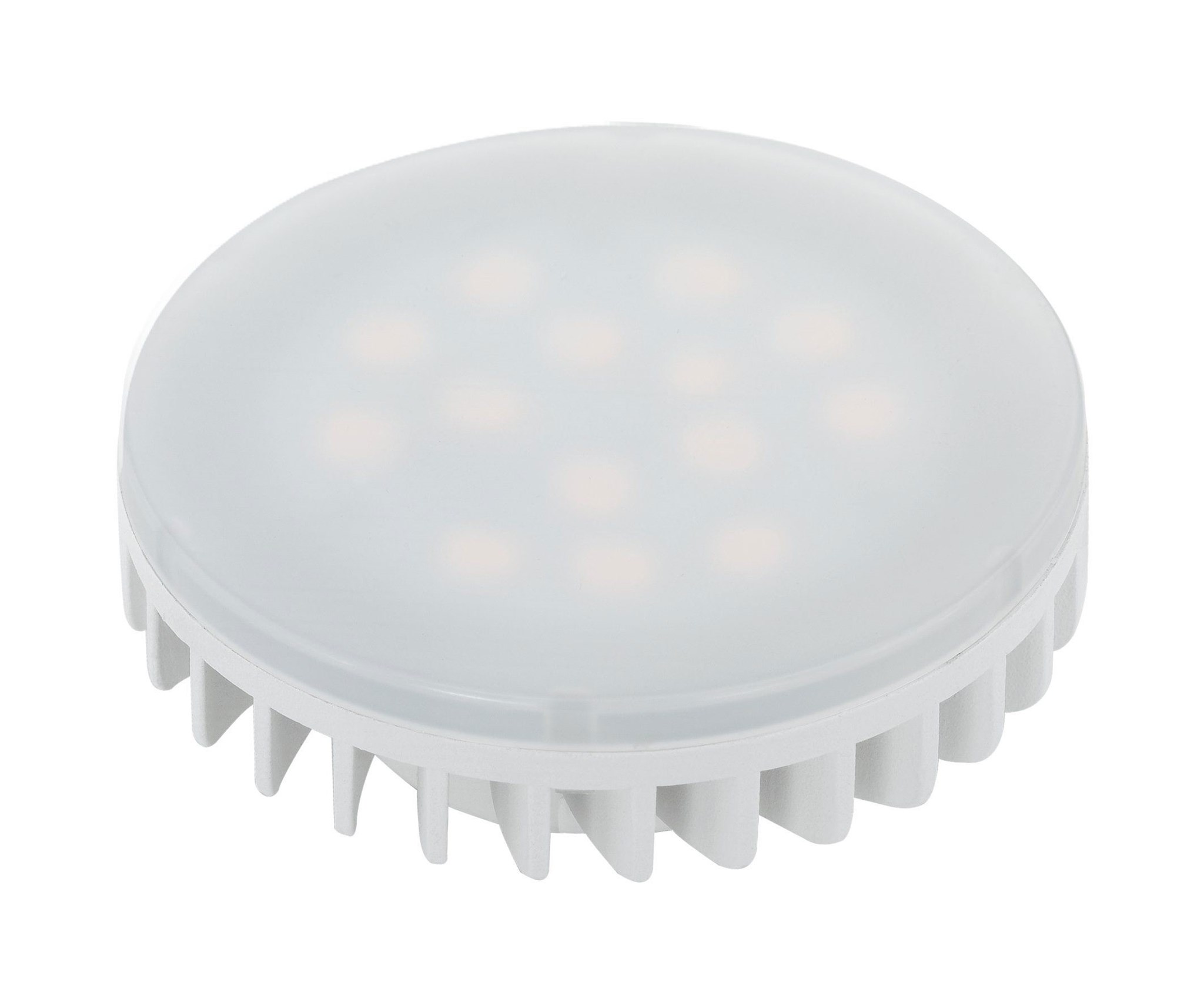 LED Disc 470lm / 4,9W / GX53 / 220-240V / 3.000K / 830 ww / satiniert