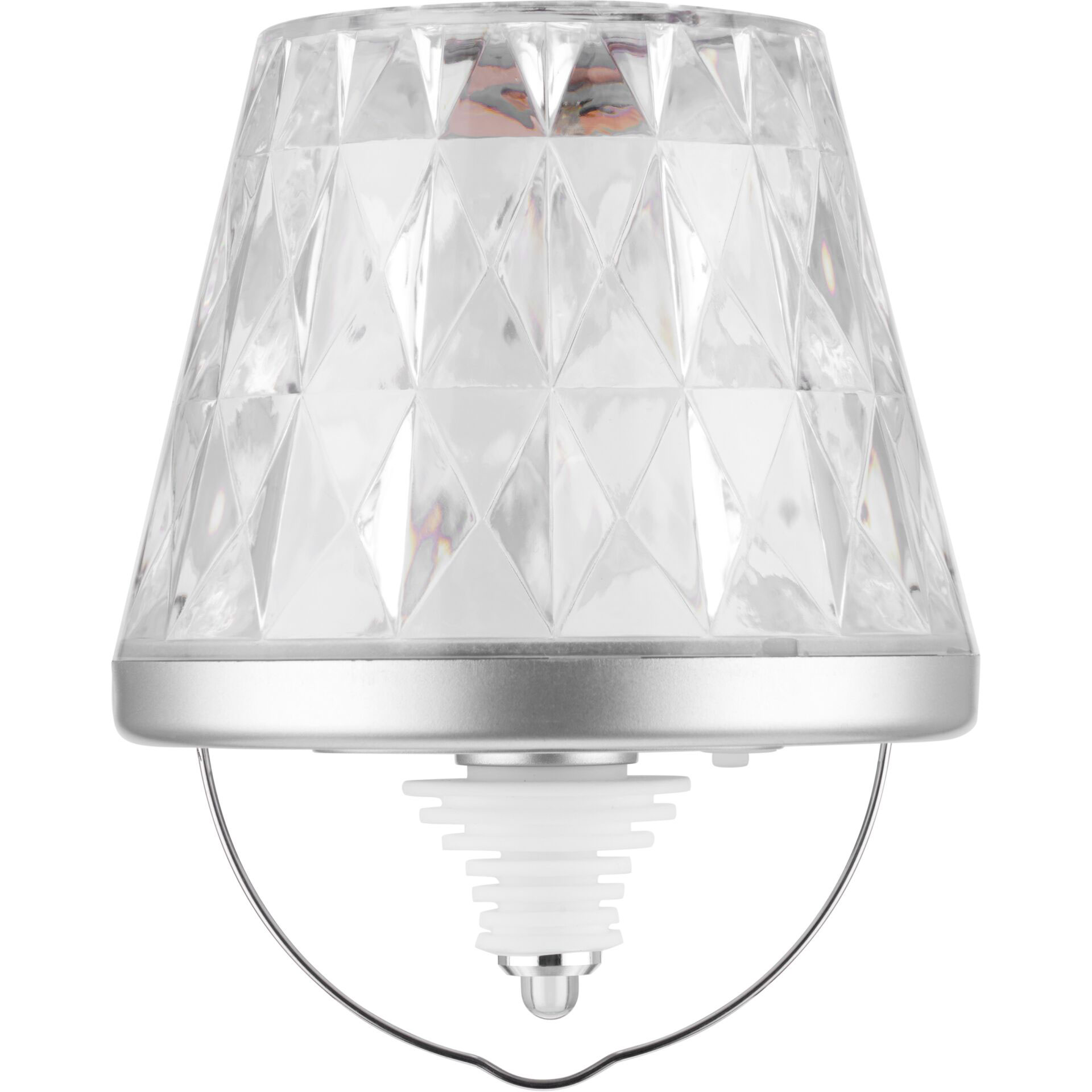 LED Akku Flaschenleuchte Lamprusco Cristal RGB / 130lm / 1,6W / 3.000 K / Li-Ion-Akku betrieben / inkl. USB-Kabel / IP54
