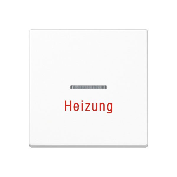 Jung Wippe 1-fach mit Lichtleiter Heizung Duroplast Serie A alpinweiß 