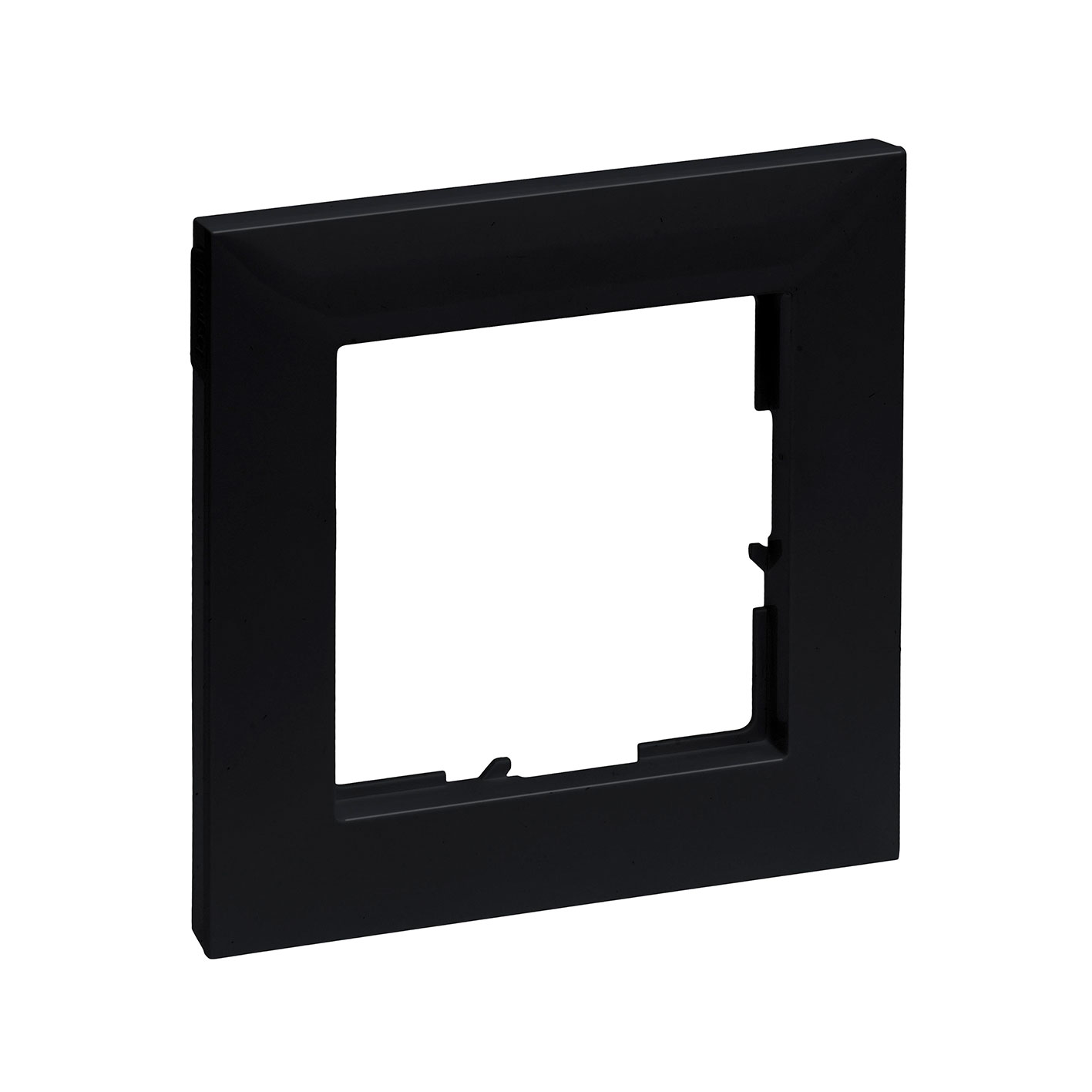 Legrand SEANO Rahmen 1-fach / 87 x 87 mm / schwarz lackiert
