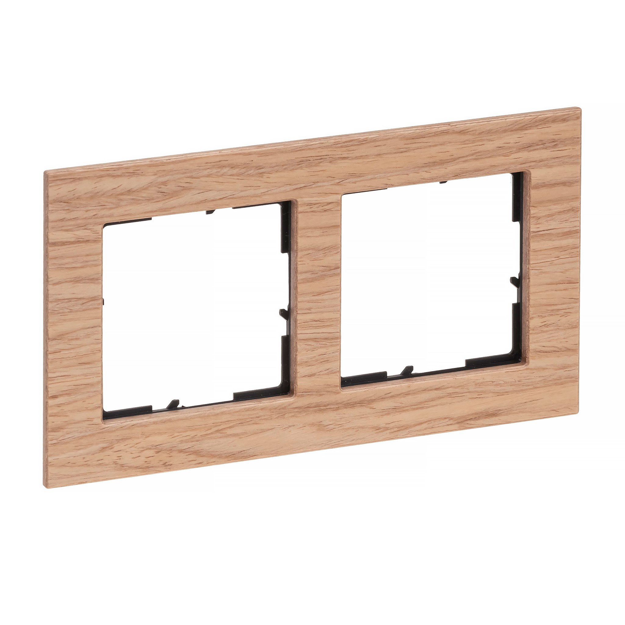 Legrand SEANO Natura Rahmen 2-fach / 90 x 161 mm / Eiche hellbraun