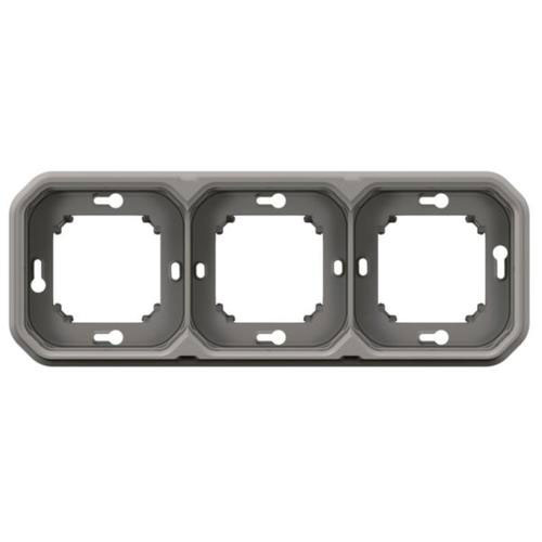 Legrand Plexo New FR UP Tragring 3-fach / grau
