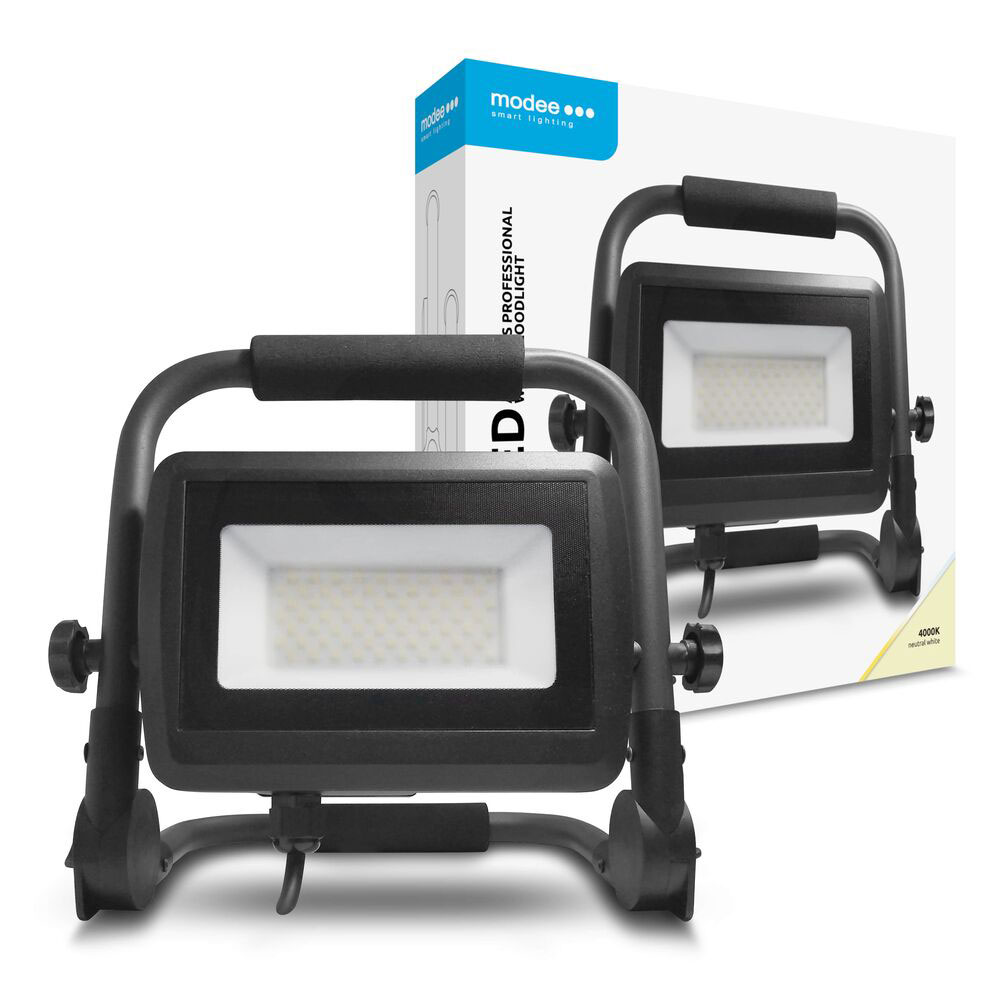 LED Flutlichtstrahler IP65 / 50W / 6.500lm / 120°/ 4.000K / mit 150 cm Kabel