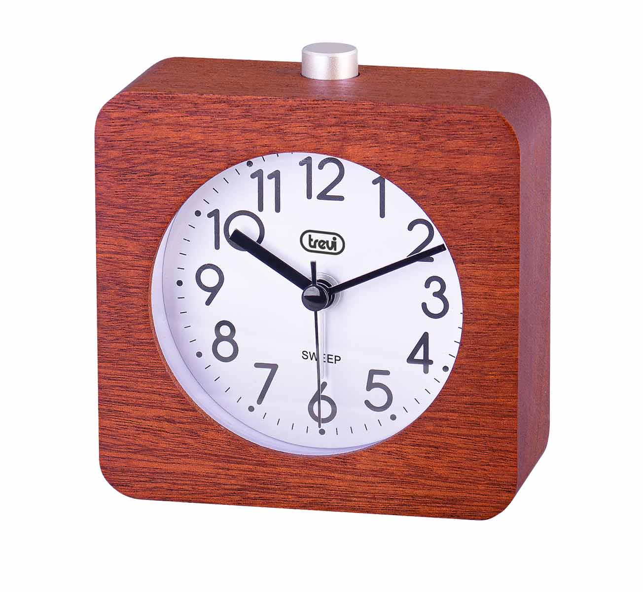 Quartz Naturholz-Wecker SL 3843 / Silent Mode / Beleuchtung
