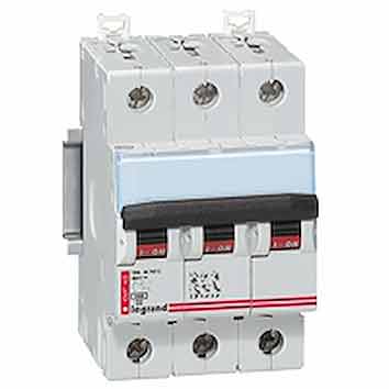 Legrand Leitungsschutzschalter 10 kA / 16A / 3-polig / 3-modulig / 400VAC / Kennlinie C