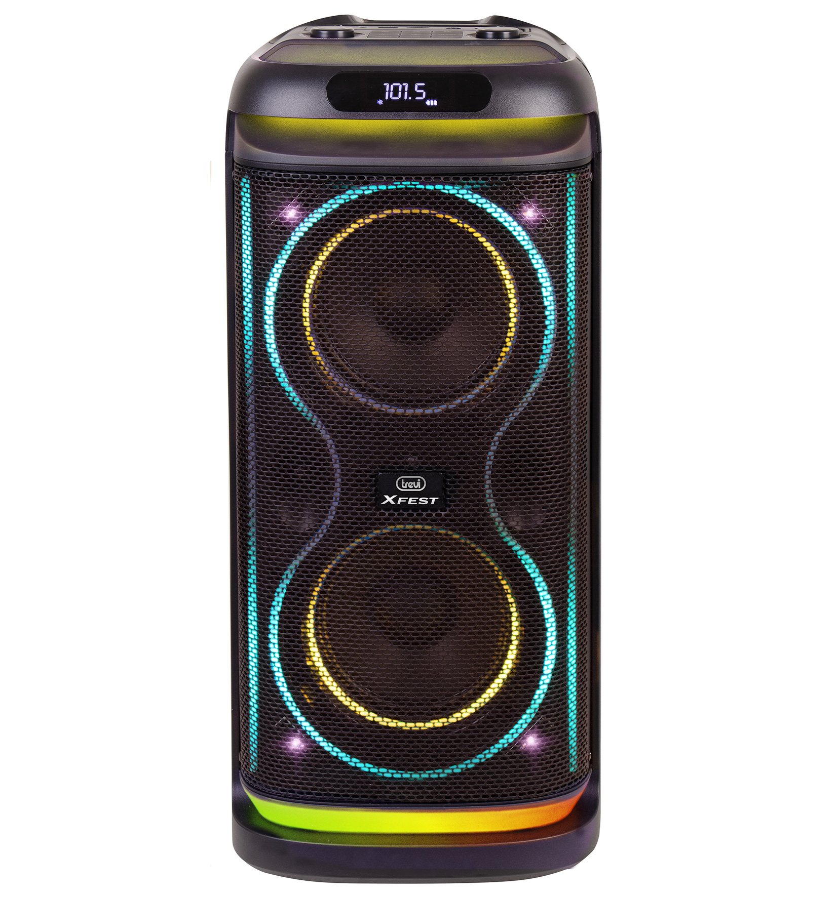 XFest Kabelloser Lautsprecher XF 650 KB / 100W / Disco Licht / USB / Micro SD / AUX-IN / TWS