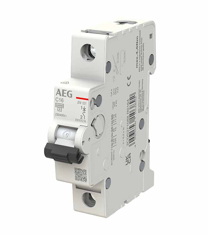 Leitungsschutzschalter Dual Single EN101C16 / 1-polig / 10kA / 16A / Charakteristik C