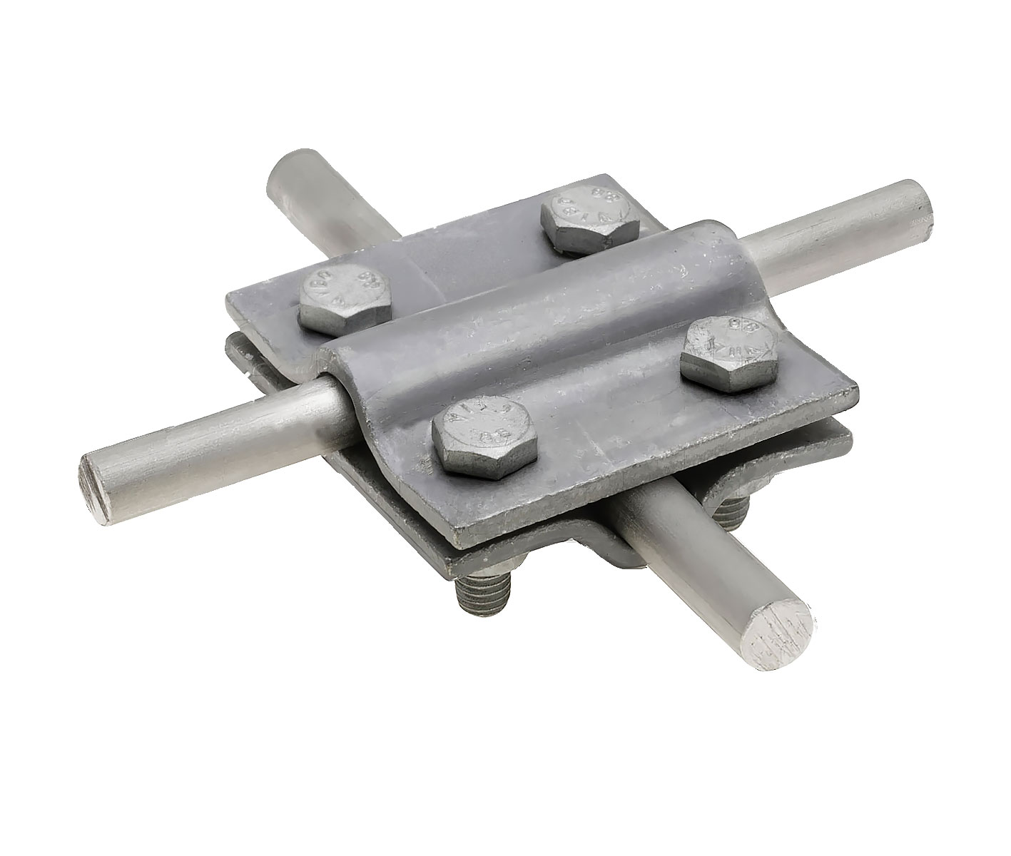 Kreuzklemme 8-10/8-10mm / M6x20,fv / rund/rund