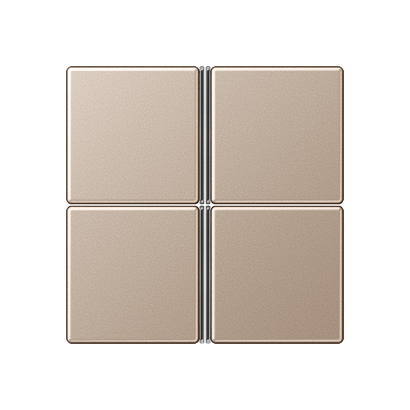 JUNG KNX Tastensatz 4fach, F40, Serie A, champagner