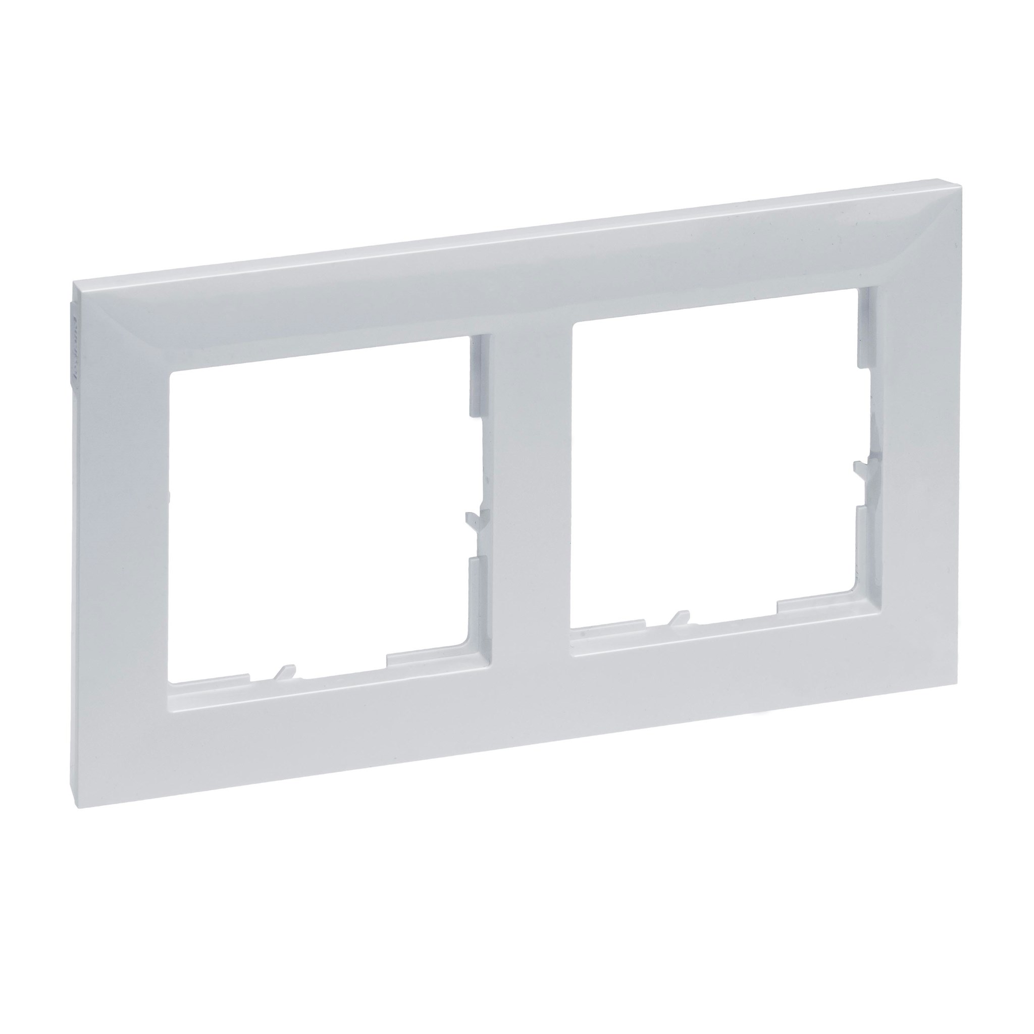 Legrand SEANO 2-fach UP Rahmen, 87 x 158 mm, Thermoplast Aluminium lackiert matt