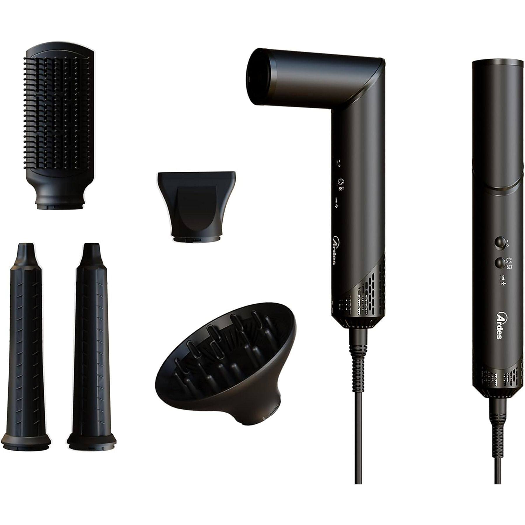 Haartrockner und Styler ESTYLIA inkl. 5 Aufsätze / 1.500 Watt