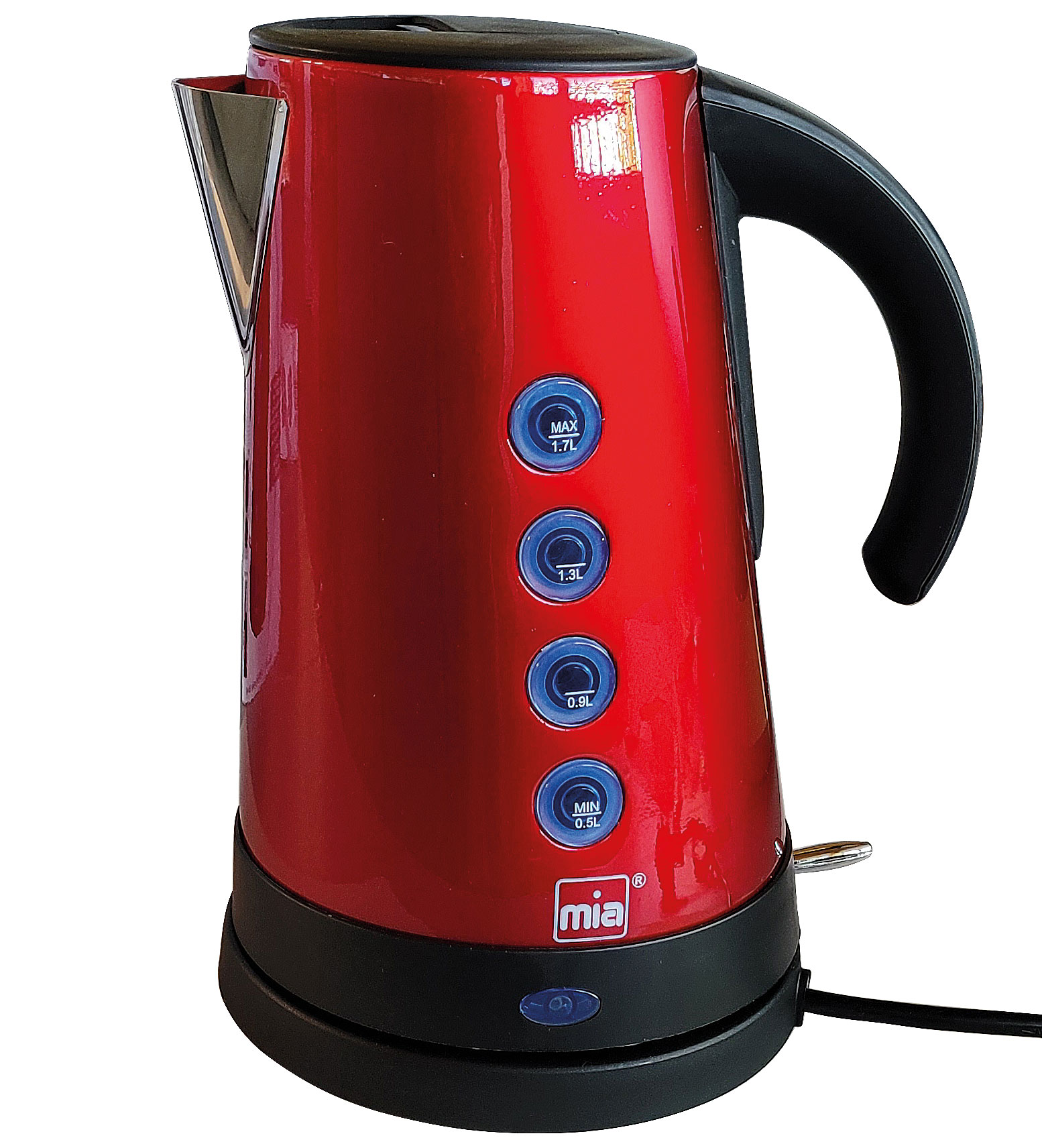 Edelstahl-Design Wasserkocher 360°  Aqua Excellent / 2.200 W / 1,7 Liter