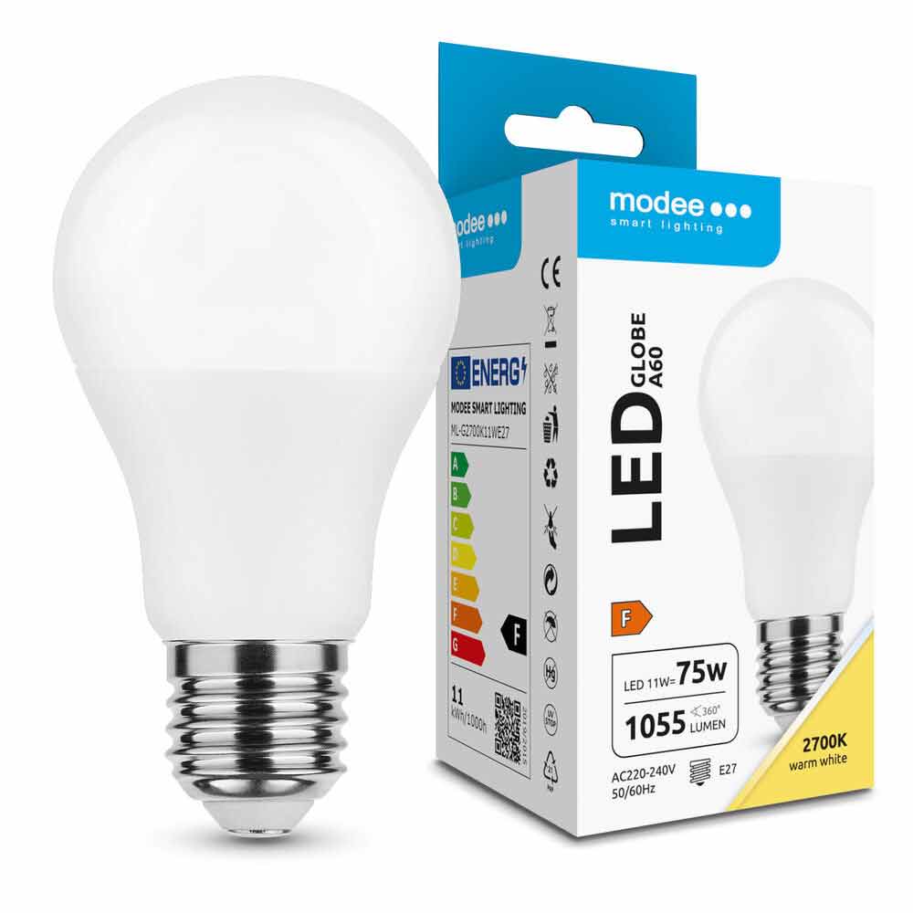 LED Glühlampe A60 / 1.055lm / 11W / E27 / 220-240V / 270° / 2.700K / 827 ww matt