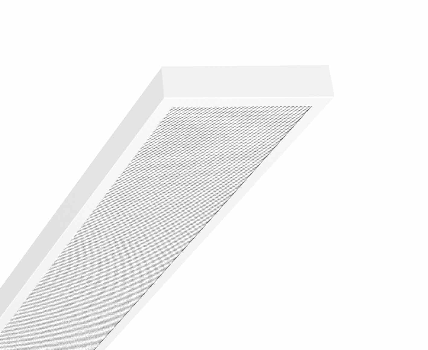 LED Anbauleuchte Lowea IP40 / 40W-26W / 3.000K+4.000K / 1562x325x61mm / weiß