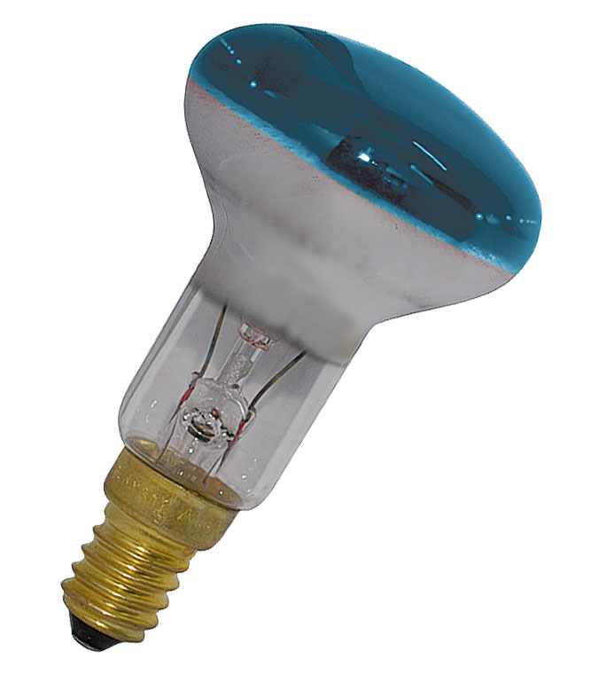 Reflektorlampe farbig R50 blau 40W / E14 / 230V