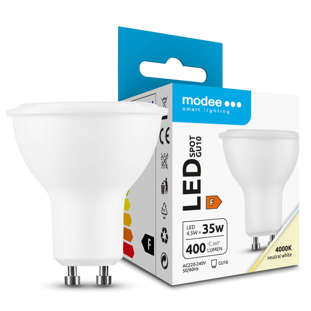 LED-Reflektorlampe PAR16 / 400lm / 4,5W / GU10 / 220-240V / 110° / 4.000K / 840 nw matt 