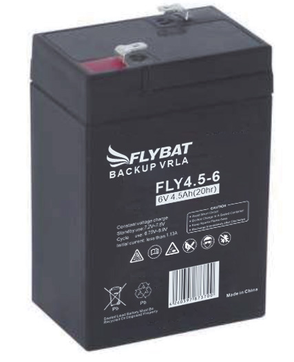 6V Blei-Akku FLY4.5-6 / 6V / 4,5Ah / F1 4,75mm