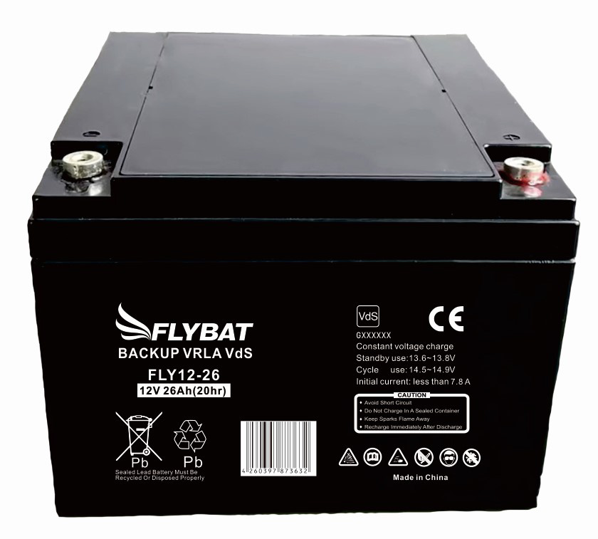 Blei-Akku FLY12-26VDS / VDS 12 V / 26 AH / T8 M5