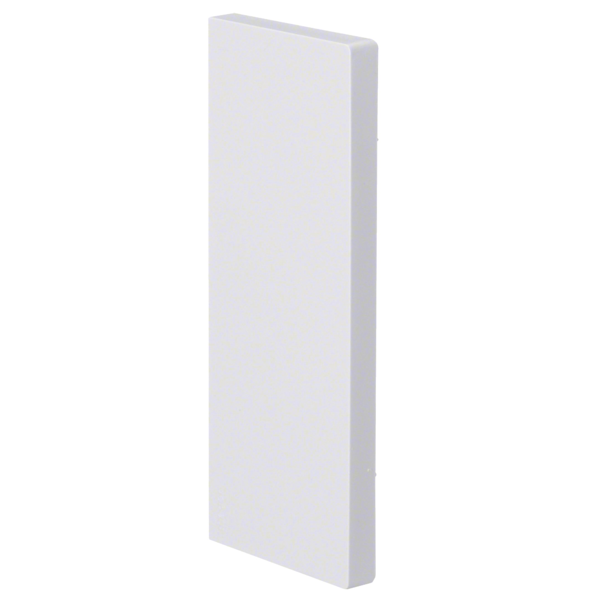 PVC Endplatte für BRP 65 x 170 mm verkehrsweiß