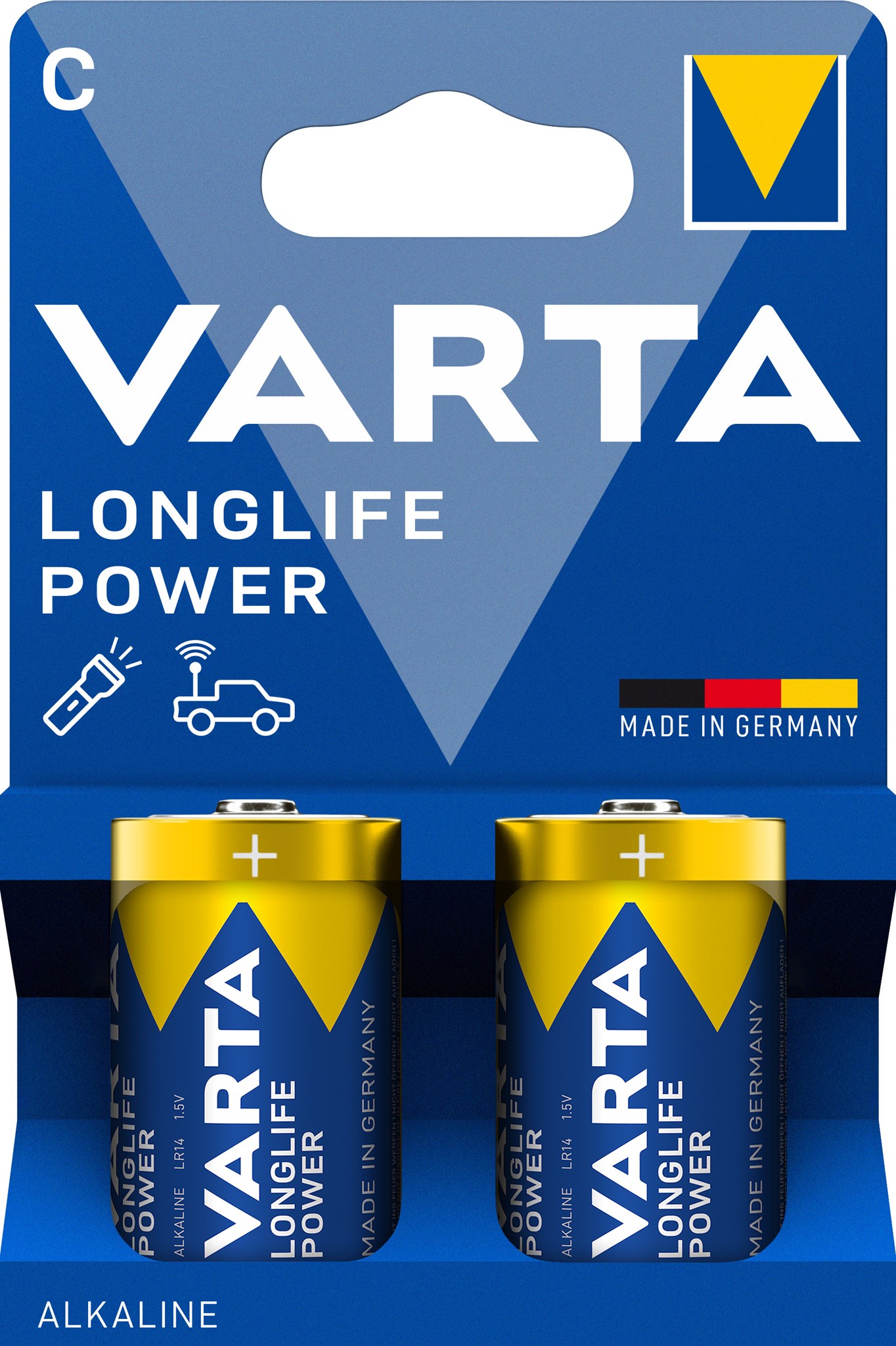 Varta Longlife Power Baby Alkaline 1,5V - 2er Blister / V4914
