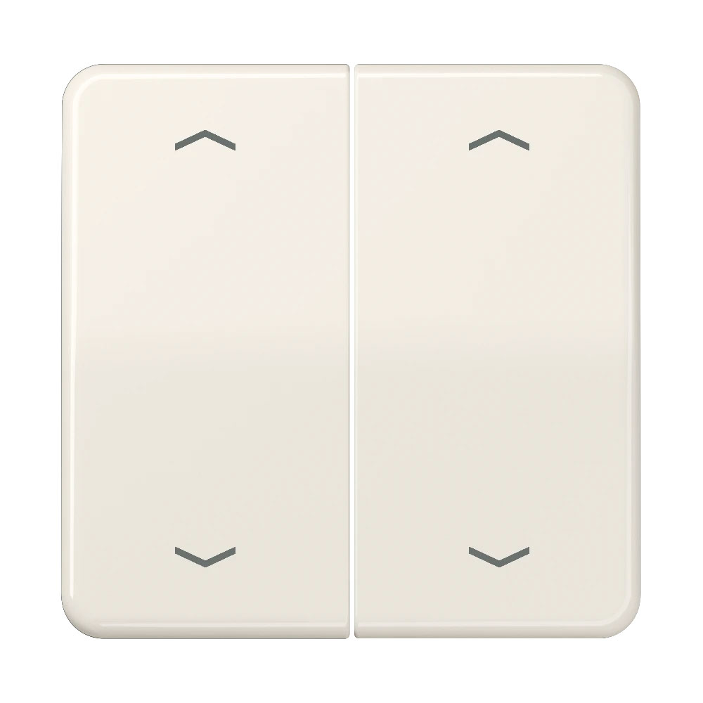 Jung Wippe für KNX Taster F10 mit Pfeilsymbolen / Duroplast / Serie CD / weiß