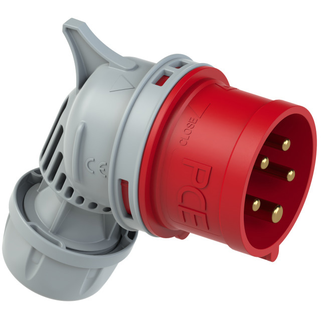 CEE-Winkelstecker Turbo Twist 5/16 16A / 5p / 6h / IP44 / 400V
