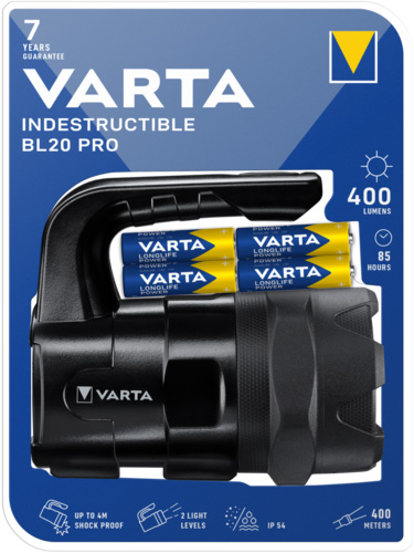 VARTA Indestructible BL20 Pro mit 6AA LLP