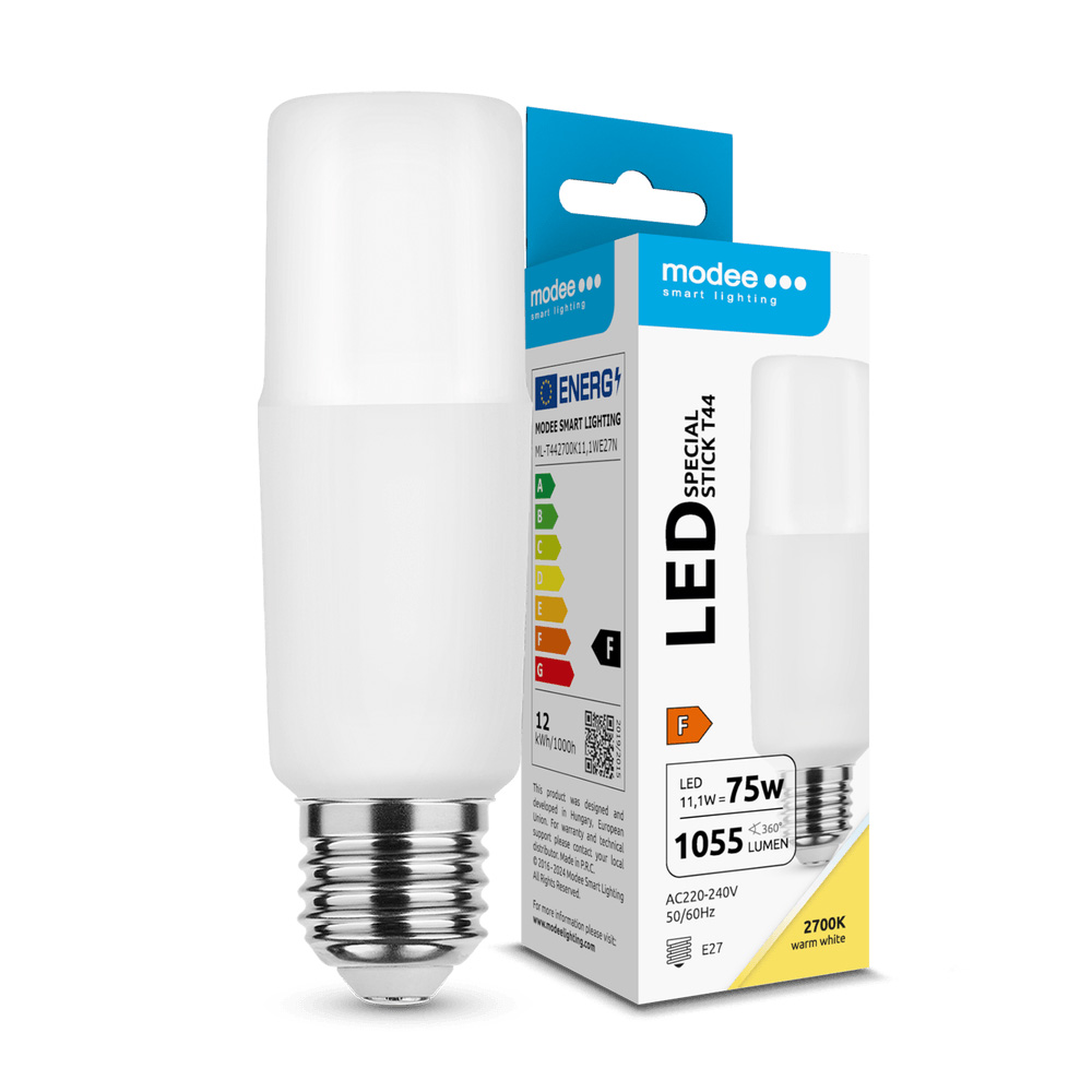 LED Special Stick T44 1.055lm / 11,1W / E27 / 220-240V / 2.700K ww