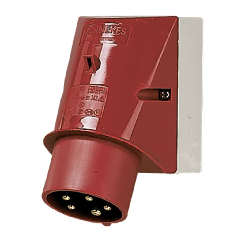 CEEform-Wandgerätestecker 354 / IP44 / 5 x 32A / 6h / 400V