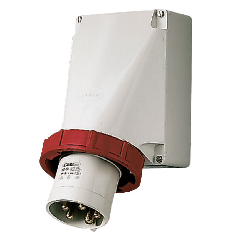 Mennekes CEE-Wandgerätestecker IP67 / 63A / 5-polig / 6h / 400V