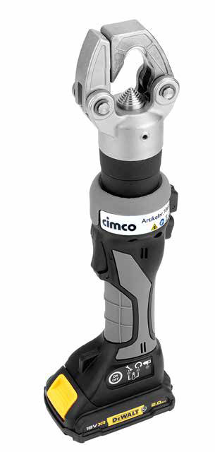 Cimco Easycrimp Dornpresse mit Ladegerät und 2 Akkus / 10 - 300 mm²
