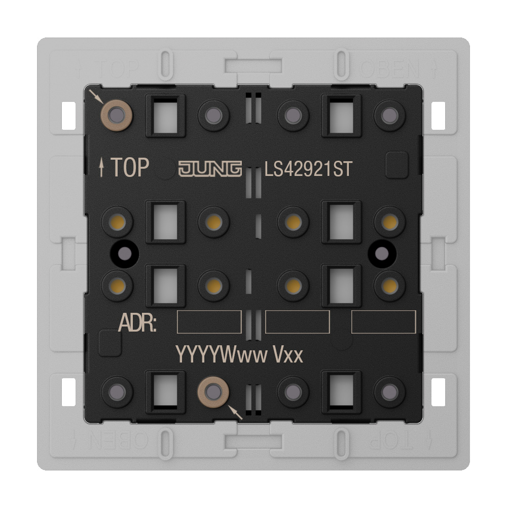 Jung KNX Tastsensor-Modul Universal / 2fach / F40 / Secure / Serie LS