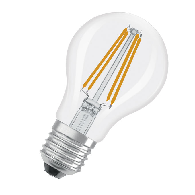 LED Filament Glühlampe CLASSIC A DIM 60 / 806lm / 7W / E27 / 220-240V / 300° / 2.700K / 827 ww klar / dimmbar