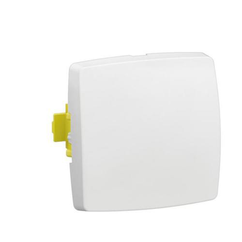 Legrand OTEO Universalschalter 10A mit Steckklemmen, als Wechselschalter oder Taster, Einsatz + Wippe Weiß