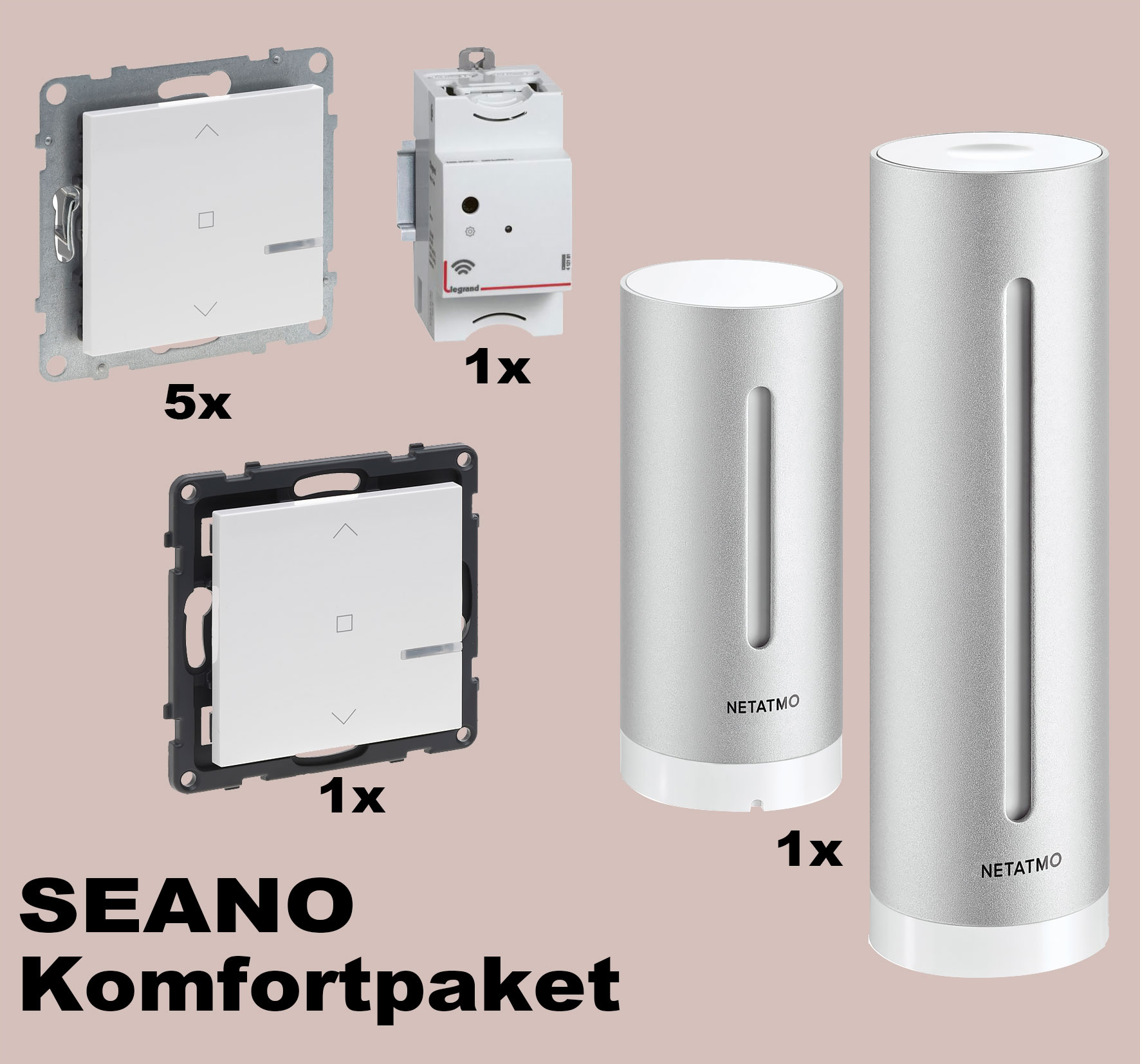 Legrand SEANO mit Netamo Komfort-Paket