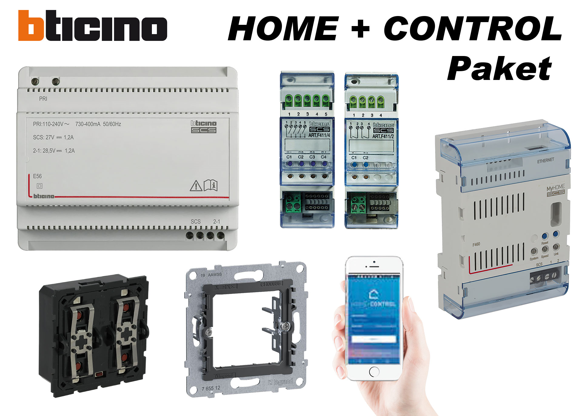 Bticino HOME + CONTROL Paket