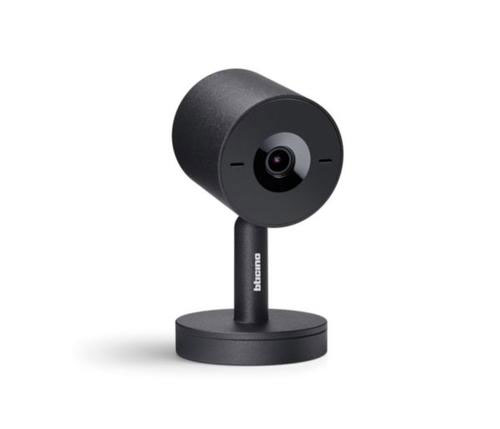 Bticino Smarte Innenkamera mit 4 MP-Sensor für 2K HDR-Video und 16-fach Zoom / inkl. Mikrofon + 230V-Adapter / Schwarz