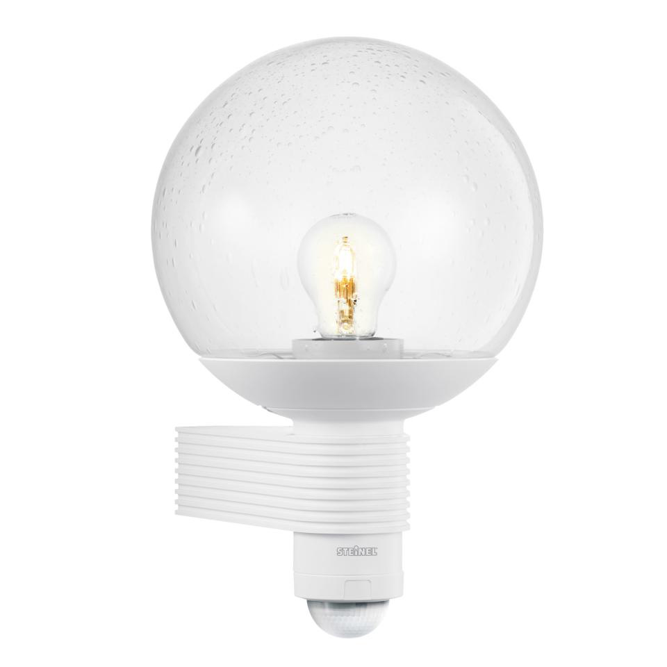 Sensor-Außenleuchte L400S / 60W / E27 / 240° / IP44 / weiß