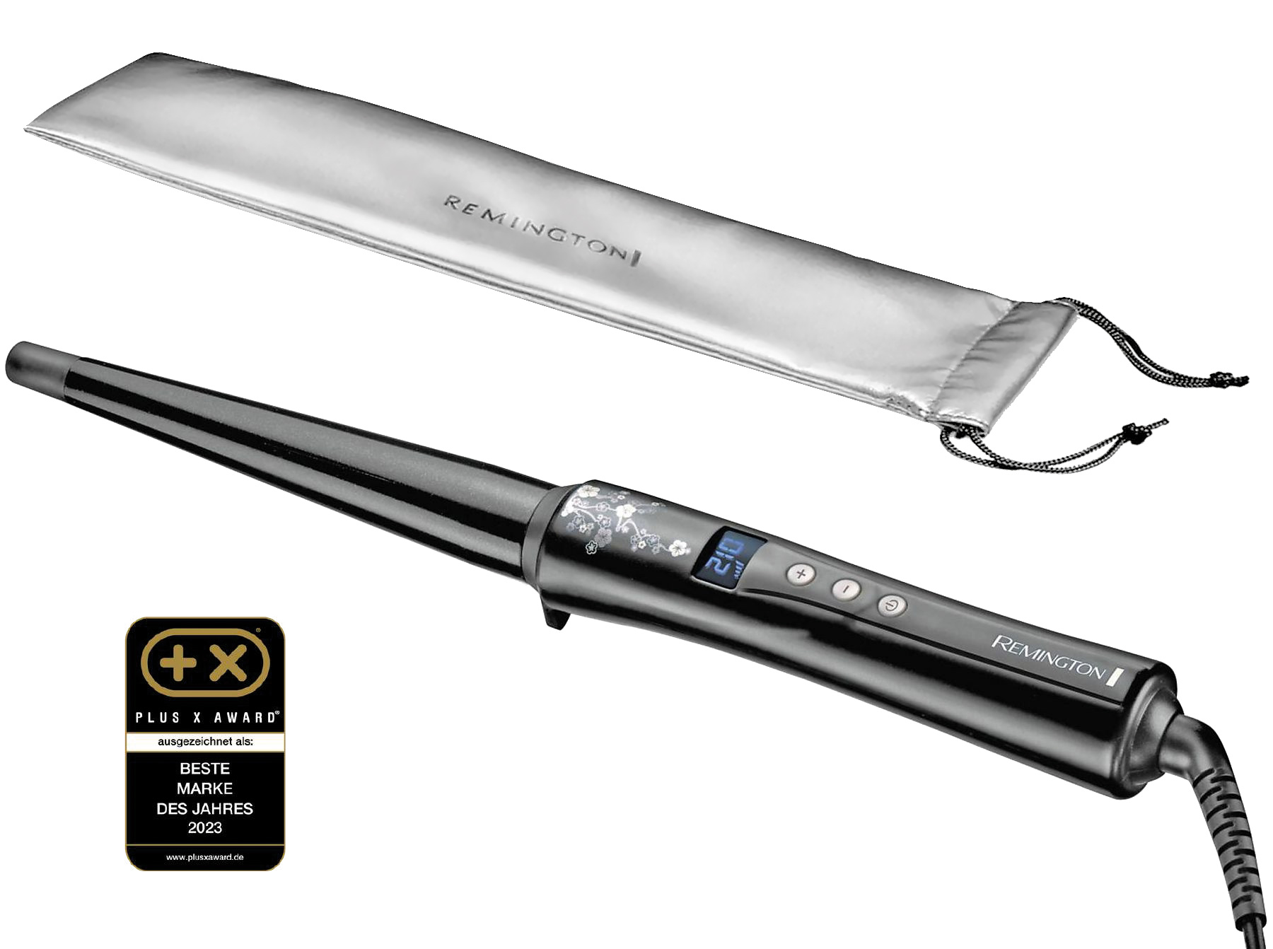 Remington Pearl kegelförmiger Lockenstab / 13-25 mm für größere & kleinere Locken / 9 Temperatureinstellungen bis 210° C