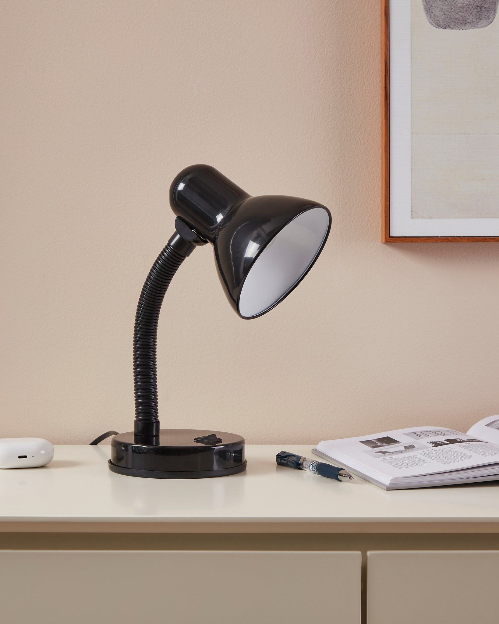Tischleuchte BASIC / IP20 / schwarz / für 1x 40 W Leuchtmittel