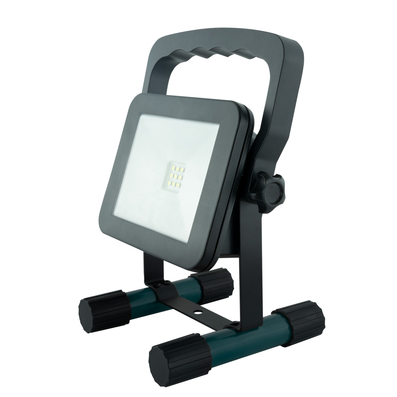 LED Arbeitsleuchte Akku SPOT IP54 / 1.400lm / 10W / 6.500K / Tageslicht / inkl. USB-Ladekabel / petrol-schwarz
