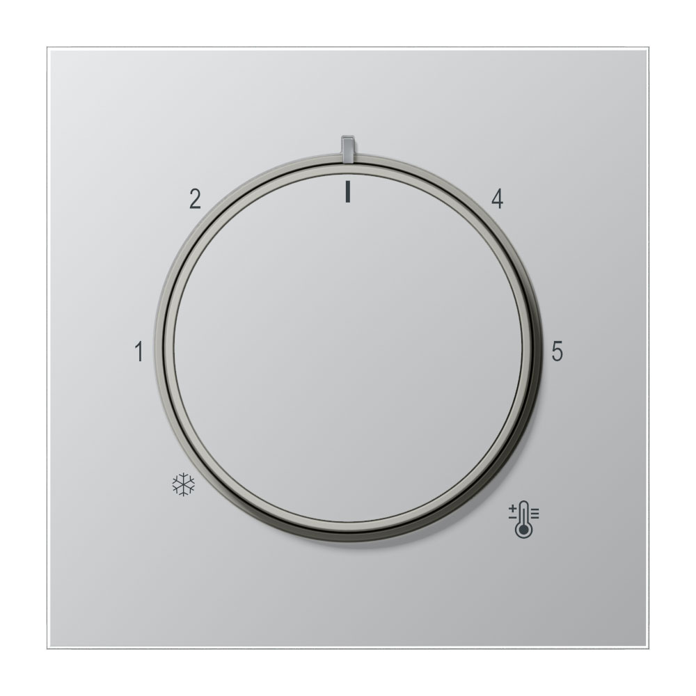 Jung Abdeckung für Thermostat / Serie LS / Aluminium